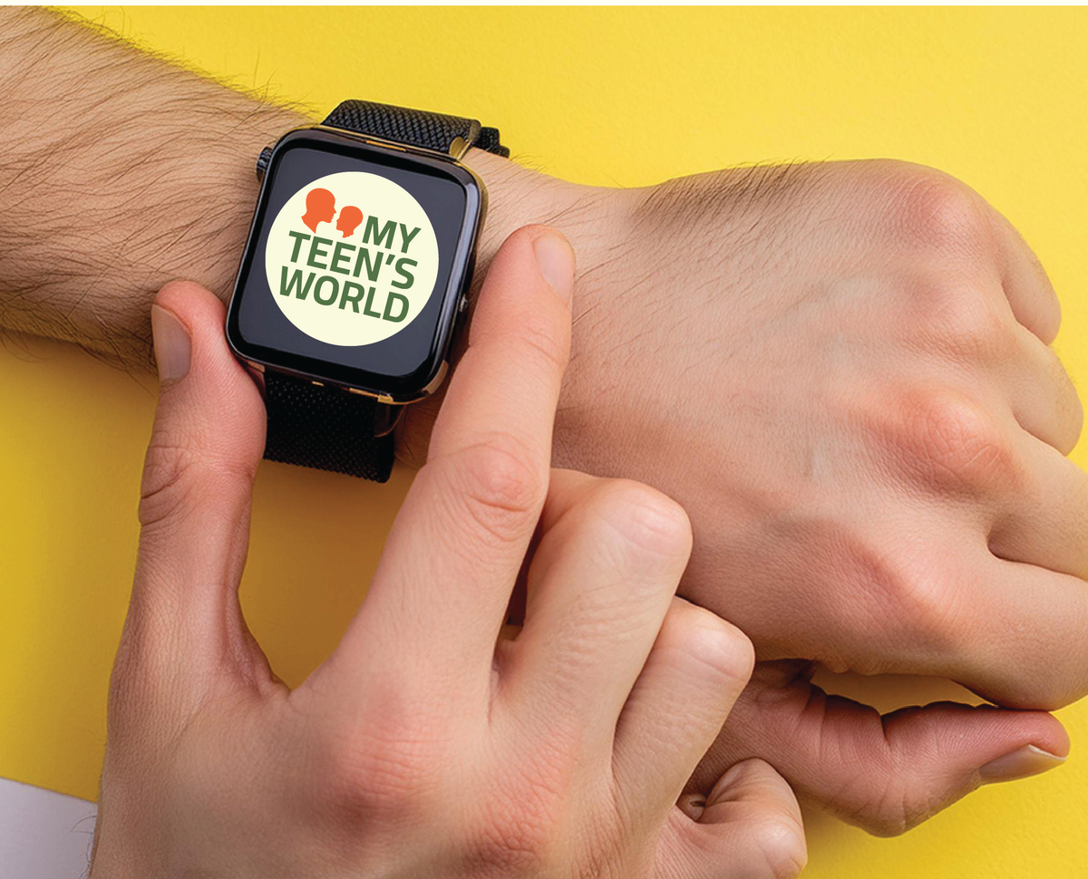 My Teen's World smartwatch mockup